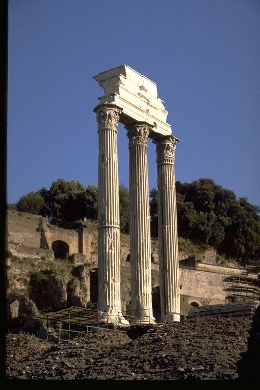 [ Roman Forum: Temple of Castor and Pollux ]