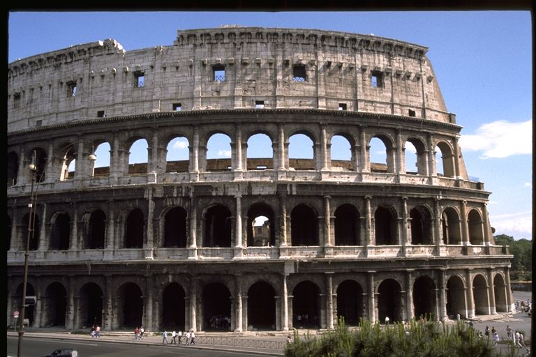 [ Colosseum: exterior view from N. ]