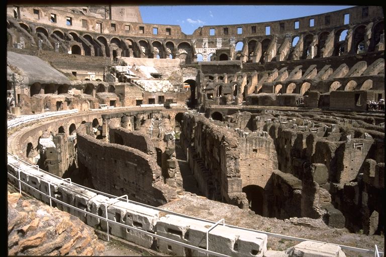 [ Colosseum: detail of arena interior ]