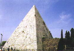 [ Pyramid of Caius Cestius ]